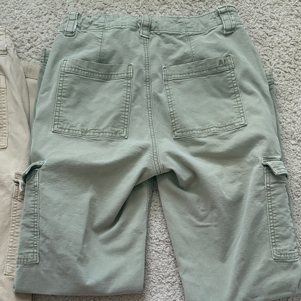 American Eagle Outfitters cargo Pants - Tan and Green - Picture 8 of 10